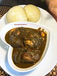 Black soup, swallow with Titus Fish 